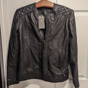 Azrah Traders 100% Genuine Leather Jacket Size M